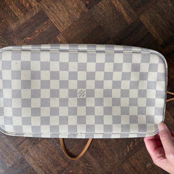 Authentic Louis Vuitton Neverfull MM Damier Azur - Picture 3 of 9